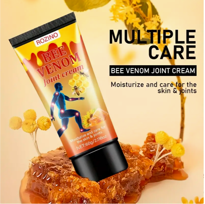Rozino Bee Venom – Crème Articulations au Venin d’Abeille & Miel